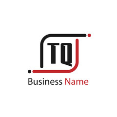 Initial Letter TQ Logo Template Design