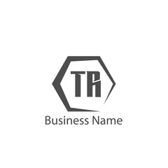Initial Letter TR Logo Template Design
