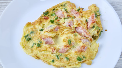 Thai food (omelette, Scrambled)
