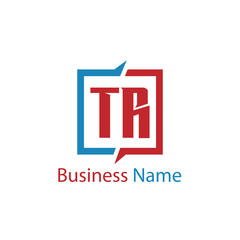Initial Letter TR Logo Template Design