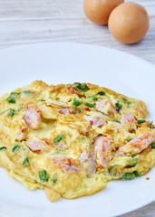Thai food (omelette, Scrambled)