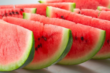 Slices of Watermelon Close-Up