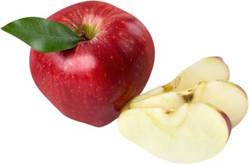 Apple and apple wedges
