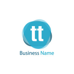 Initial Letter TT Logo Template Design