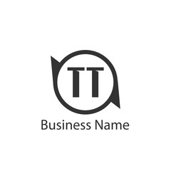 Initial Letter TT Logo Template Design