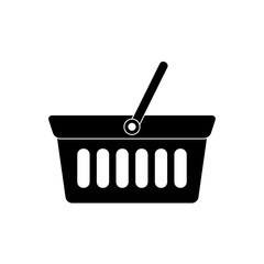 Shopping basket icon vector