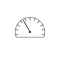 Speedometer vector icon 