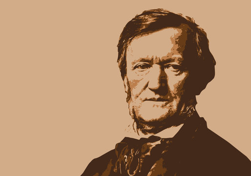 Wagner, musicien, portrait, personnage, piano, pianiste, musique, célèbre, classique, compositeur