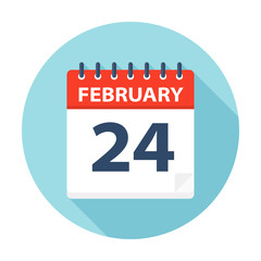 February 24 - Calendar Icon