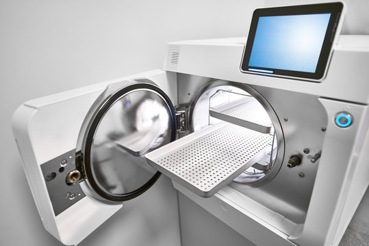 autoclave prepared for use,  sterilization process
