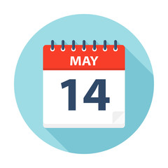 May 14 - Calendar Icon