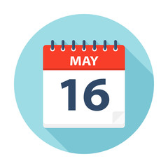May 16 - Calendar Icon