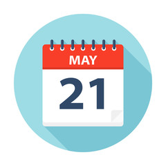 May 21 - Calendar Icon