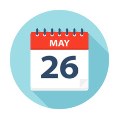May 26 - Calendar Icon