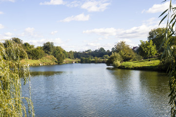 lake in the park photo