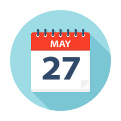 May 27 - Calendar Icon