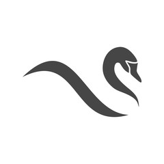 Fototapeta premium Swan logo, Swan Icon