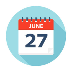 June 27 - Calendar Icon