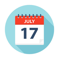 July 17 - Calendar Icon