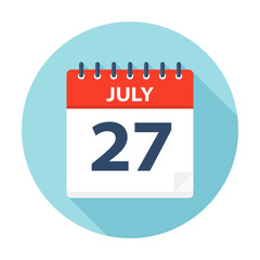 July 27 - Calendar Icon