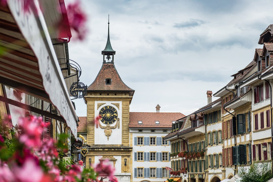 View of the city Murten