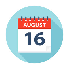August 16 - Calendar Icon