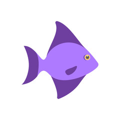 purple fish