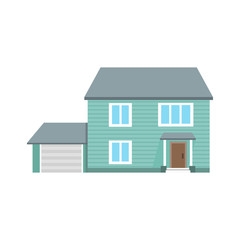 Residential house with garage