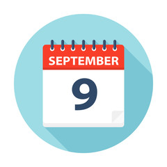 September 9 - Calendar Icon
