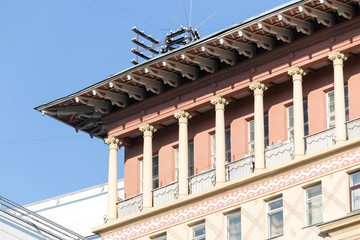 Fototapeta na wymiar building with columns