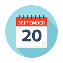 September 20 - Calendar Icon