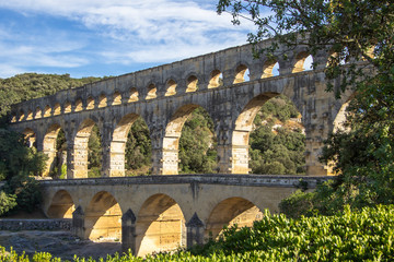 Obraz premium Pont du Gard, France