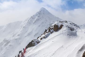 Snowy Mountains in Zermatt