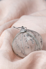 Christmas background with decorations