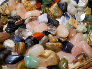 small multi-colored stones