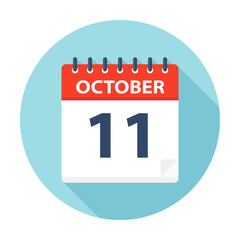 October 11 - Calendar Icon