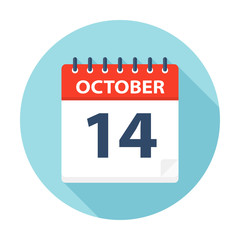 October 14 - Calendar Icon