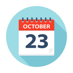October 23 - Calendar Icon