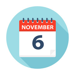 November 6 - Calendar Icon