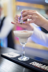 Preparing The Cocktail