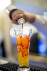 Preparing The Cocktail