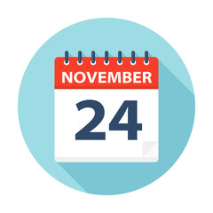 November 24 - Calendar Icon