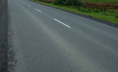 Obraz premium road with a separate strip
