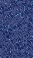 Graphic illustration - liquid pattern dark blue color. Modern abstract background. Design wallpaper. 3D illustration
