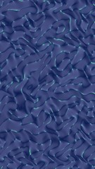 Fototapeta premium Graphic illustration - liquid pattern dark blue color. Modern abstract background. Design wallpaper. 3D illustration