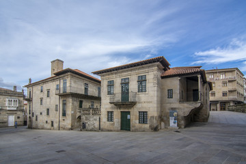 Fototapeta na wymiar Edificio Castro Monteagudo, museo de Pontevedra