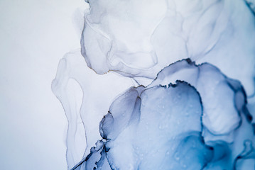 Ink, paint, abstract. Closeup of the painting. Colorful abstract painting background. Highly-textured oil paint. High quality details. Alcohol ink modern abstract painting, modern contemporary art.