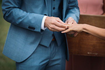 Ehering Hochzeit Ringe tauschen