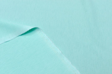 Mint color jersey made of viscose, acetate and elastane