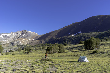 Camp at Alger Lakes